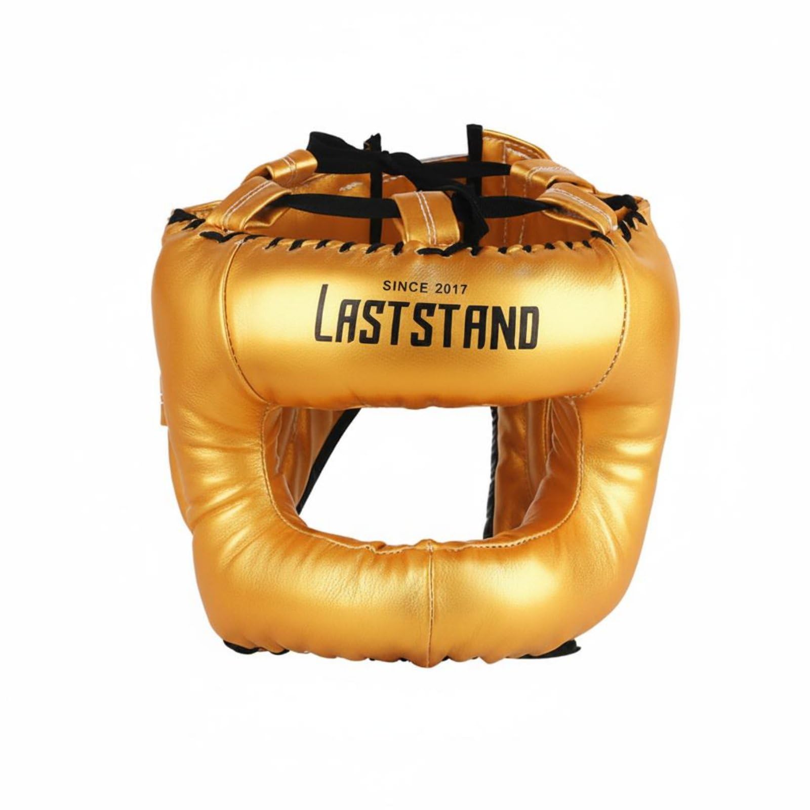 Casco da Elmetto Protezione Testa Paranaso Sparring Allenamento Materiale PU Imbottitura Antiurto Vestibilità Sicura Pressione Ridotta Adatto per Adulti Palestra Riscaldamento E, Oro, M