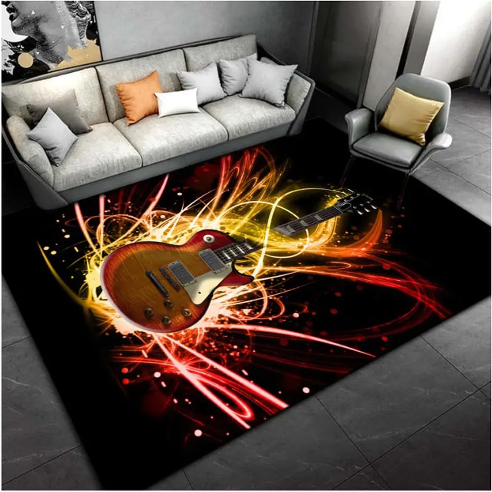 Tapis salon chambre avec motif kit impression tambour réaliste