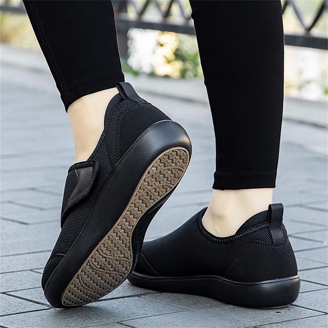 Chaussures Diabétiques pour Hommes Femmes Extra Larges Chaussures de Marche Légères Orthopédique De La Douleurs Aux Pieds 36-45