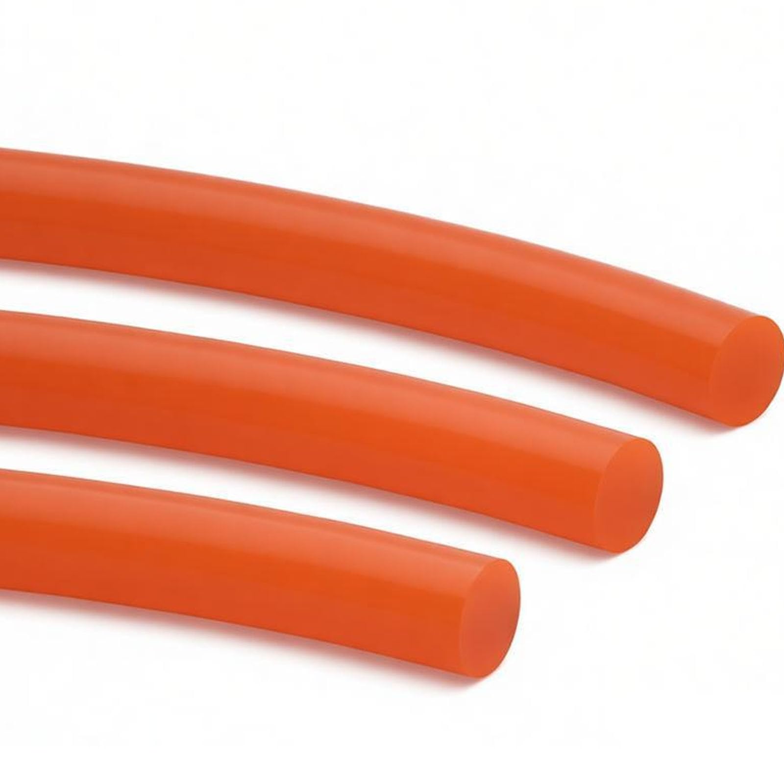 Cxgbqsj Red Smooth Surface Pu Round Belt Polyurethane Power Transmission Cord For Machinery