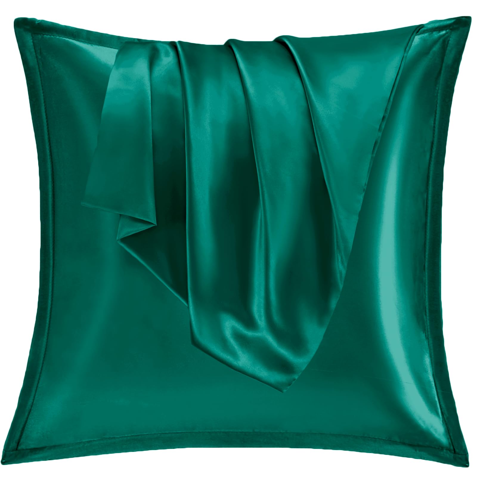 Vielit 2er Set Satin Kissnbezug mit Zip Closure