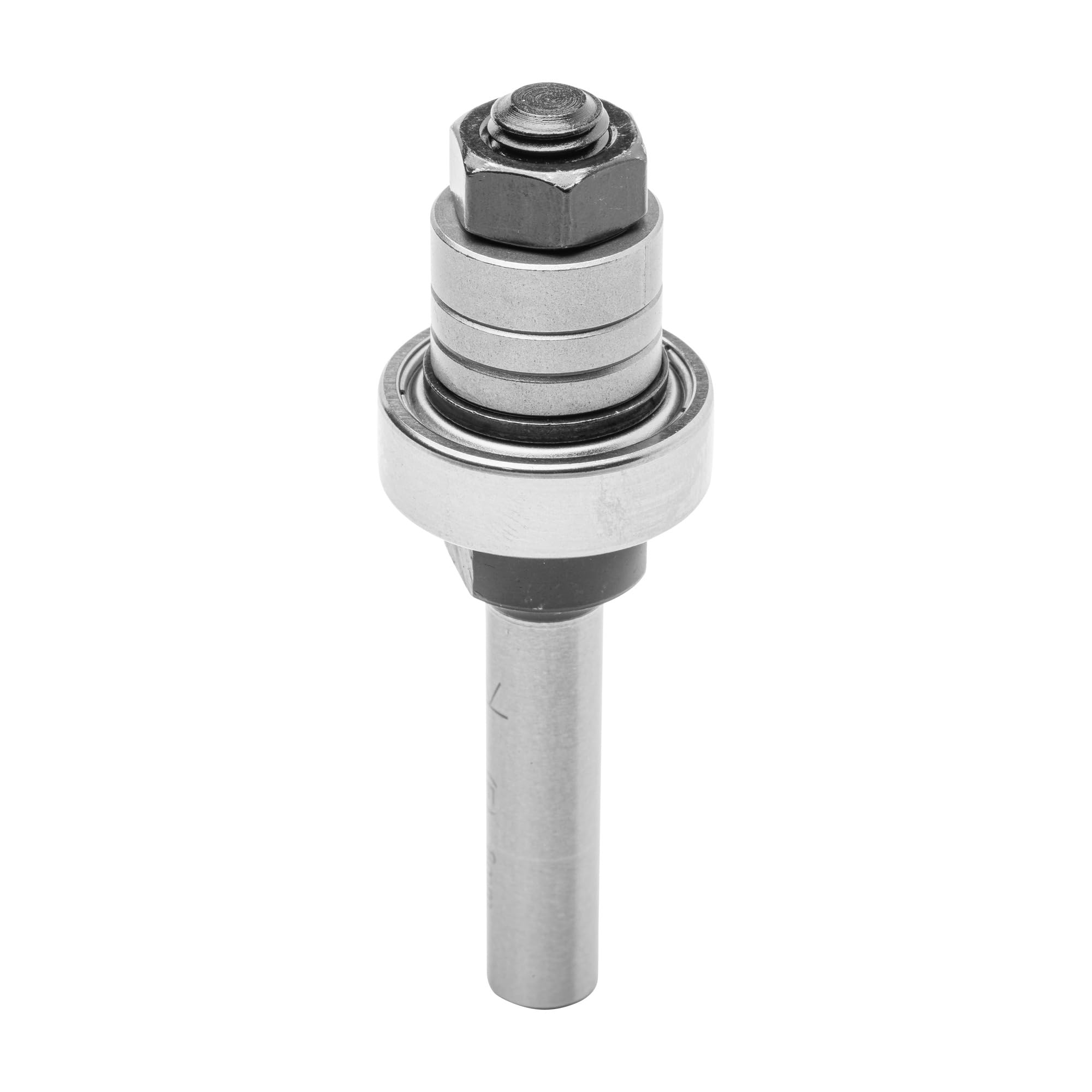 ENT 14005 Aufnahmedorn Schaft (S) 8 mm, Durchmesser (D) 8 mm, NL 13 mm, SL 34,5 mm, GL 68 mm, mit Kugellager