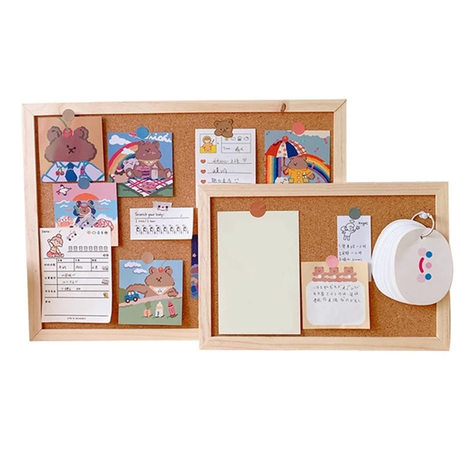 Amazon | コルクボード コルク文字メッセージボード壁掛け