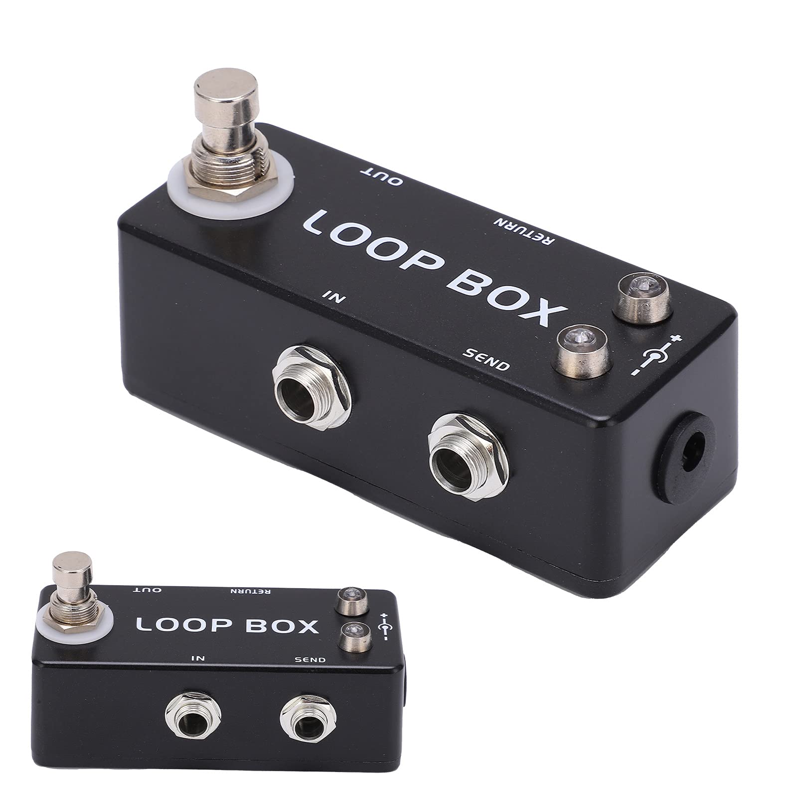 Effetto Loop per Chitarra Effetto Loop per Chitarra Elettrica Pedale Nero True Bypass Selezione Canale per Basso Elettrico