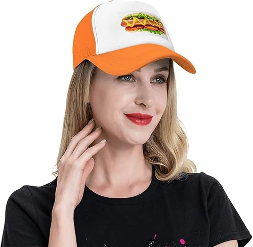 Miniatura 7 de Gorra de béisbol para perros calientes para mujeres, hombres y adolescentes, divertidos sombreros de camionero para decoración de fiestas