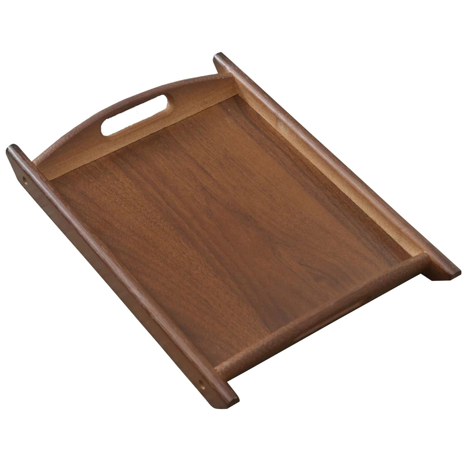 Bandejas de Madera, Bandeja Madera Rectangular para Mesas de Centro, Ideal para Desayunos, Mesas de Centro, Hogares y Restaurantes(52cmx34cmx3cm)