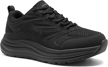Men's Orthopedic Trail Running Shoes: Comfortable Casual Arch Support Plantar Fasciitis Orthotic Trekking Walking Exercise Shoes, Flat Feet Sport Hiking Training Sneakers for Foot and Heel Pain Relief