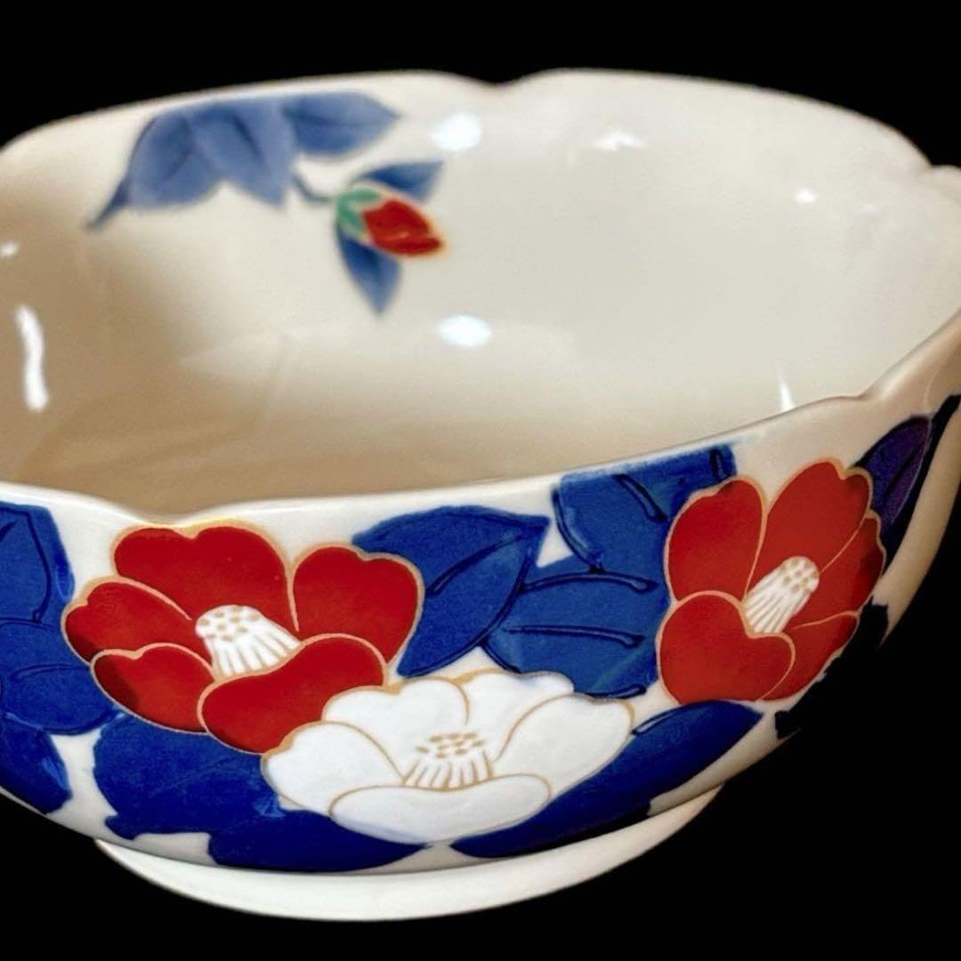 送料込【逢絢亭】雑煮椀 有田焼 染錦 友禅 ５客セット 西山作 共箱入り 送料込【逢絢亭】雑煮椀 有田焼 染錦 友禅 5客セット 西山作 共箱入り