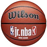 wilsons leather jacket vintage Composite leather Wilson Jr NBA Fam Logo In/Out Ball WZ2009801XB, Womens,Mens basketballs, orange, 6 EU