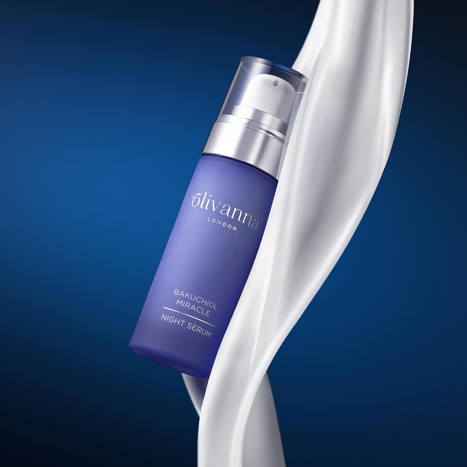 Olivanna Bakuchiol Miracle Night Serum - Retinol Serum for Face - Restores Luminosity, Firms, Plumps and Hydrates Skin - Facial Moisturizer - 1 oz