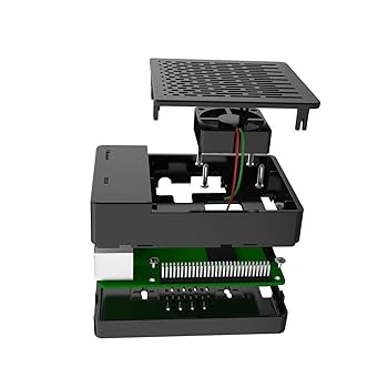 Amazon.co.jp: GeeekPi Raspberry Pi 3B+ ケース ラズベリーパイ