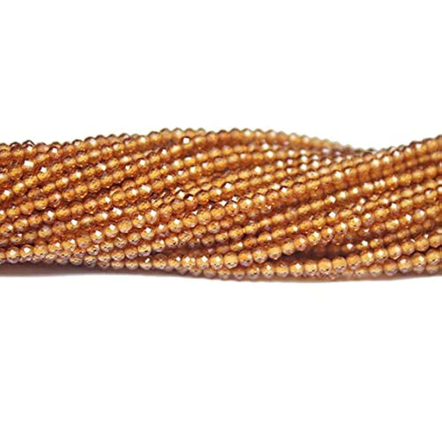 Garnet hessonite perles 2mm pour fabriquer vos bijoux d'été personnalisés