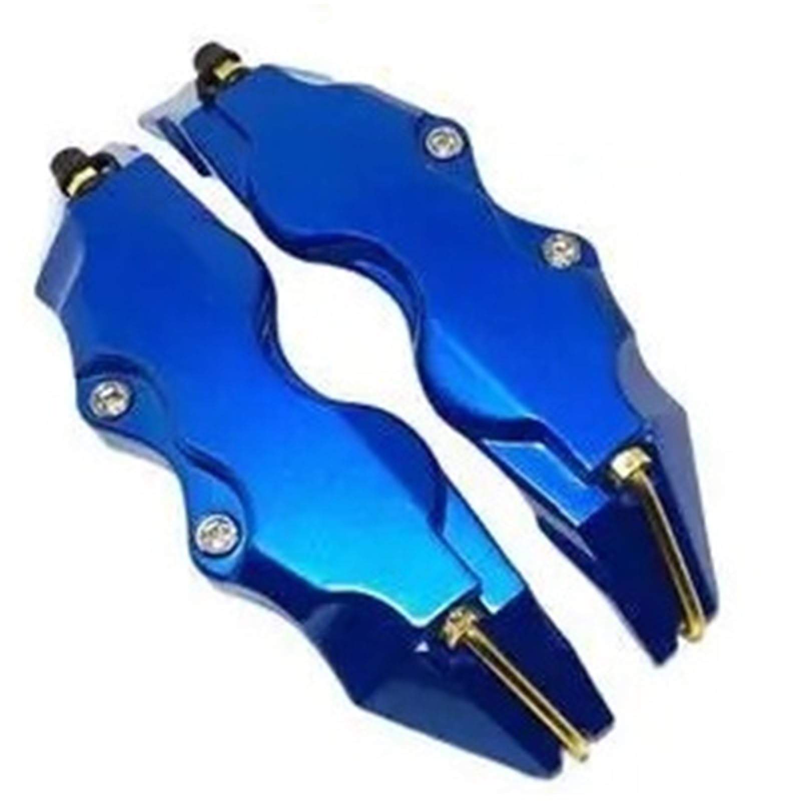 DGOINGPI Brake Callipers & Parts 2pcs Car Brake Caliper Cover 3D ABS Auto Front And Rear Brake Caliper Auto Disc Brake Brake Front(Blue)