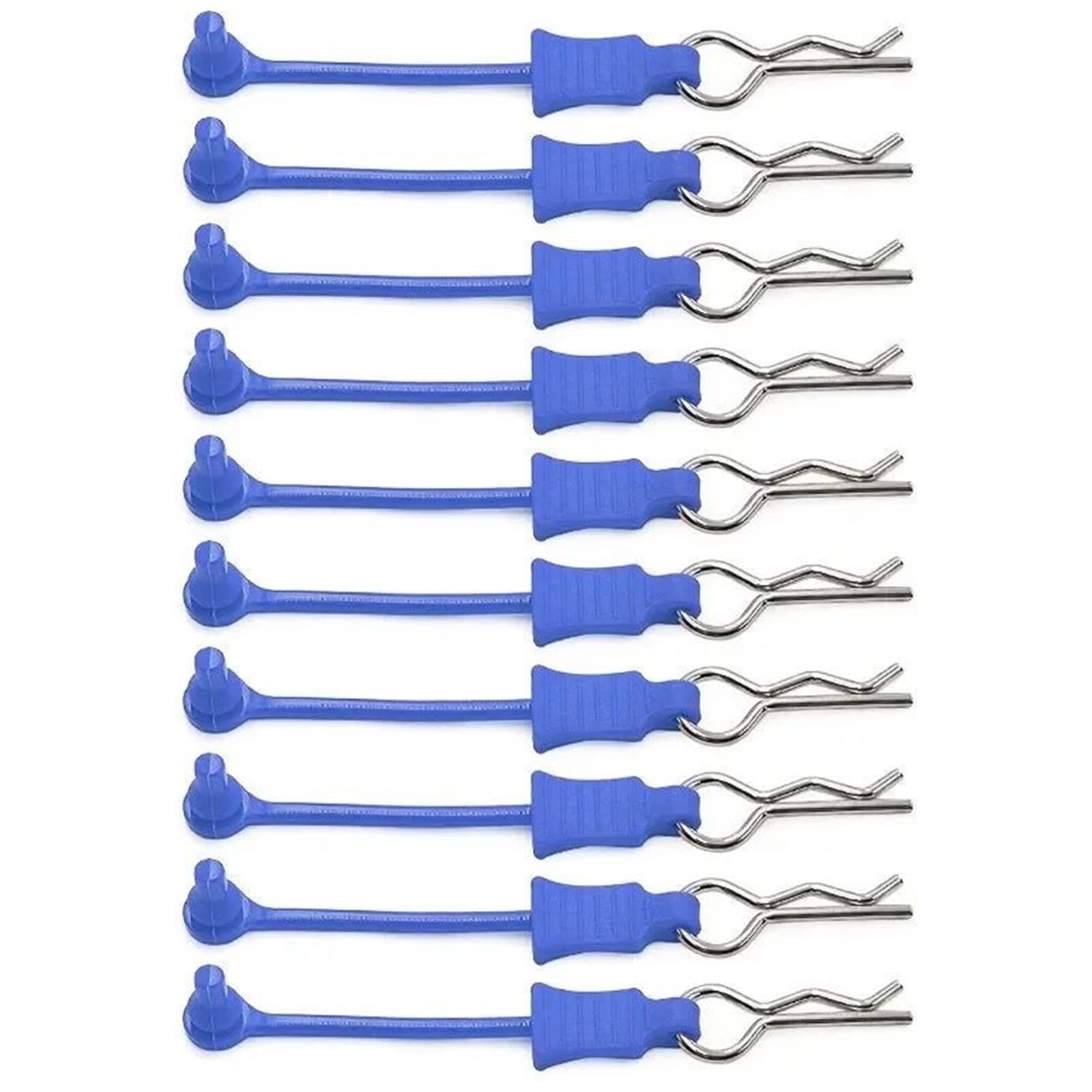 Retenedor Clip Cuerpo Acero 10Uds para Arrma 1/7 1/8 RC Coche