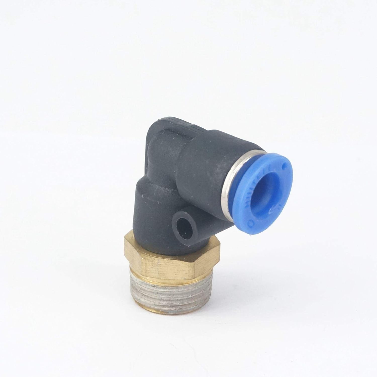 5pc 1/4" Male to Fit Tube O/D 6mm Pneumatic Elbow Push in Connector Union Quick Release Air Fitting Plumbing