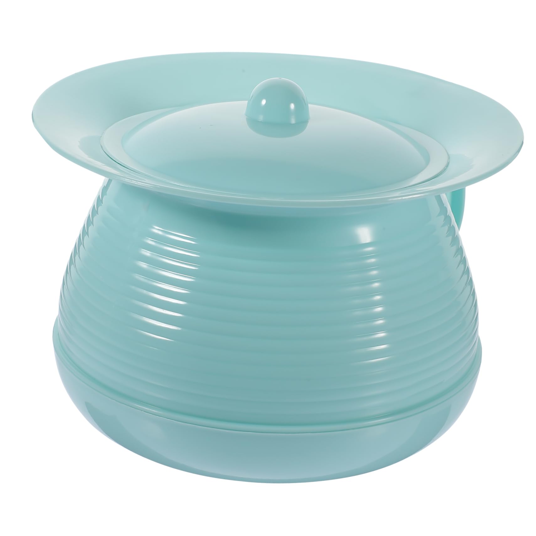 Vasino per Bambini in Plastica con Coperchio, Superficie Liscia e Riutilizzabile, Design Semplice per Uso Domestico e Hotel