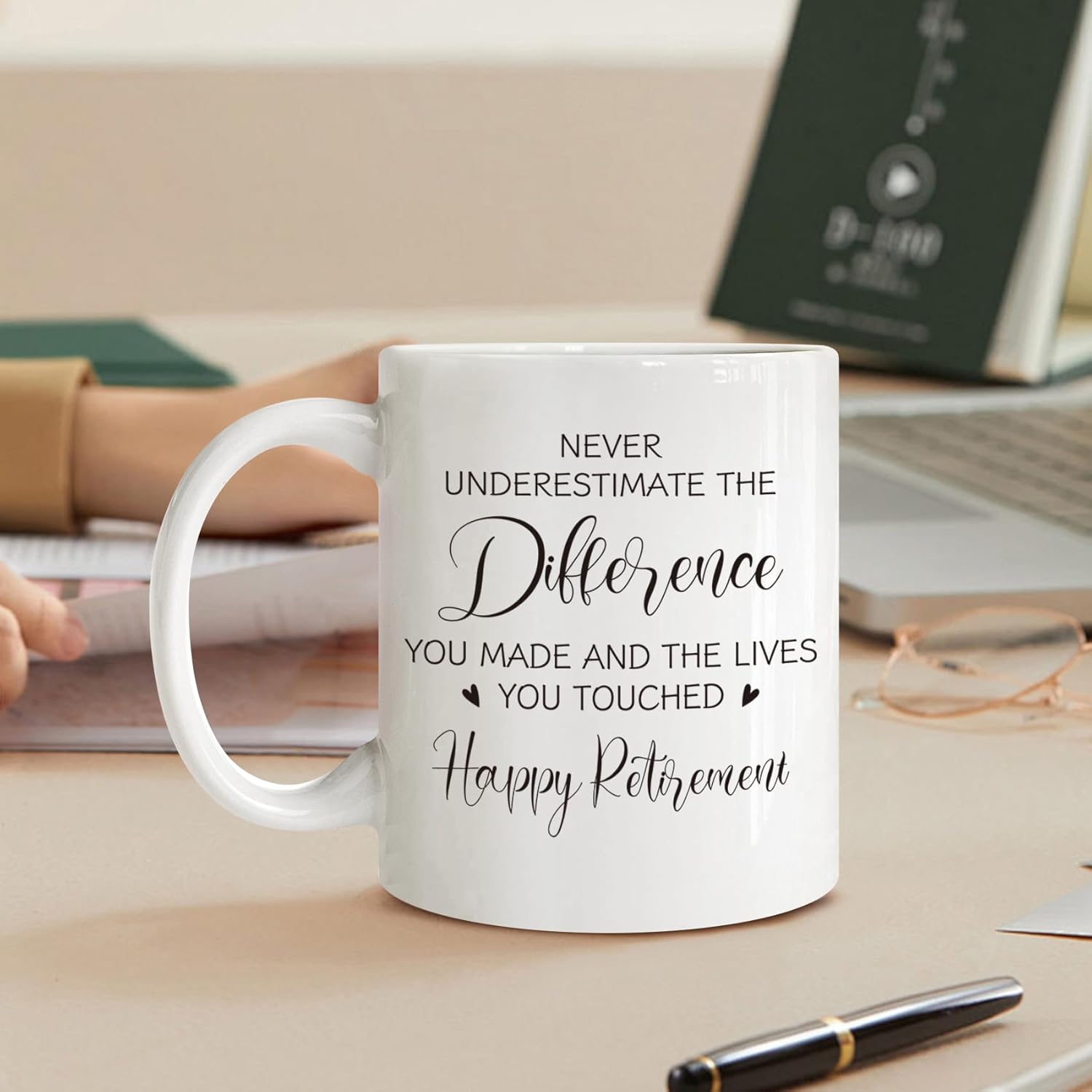 Happy Retirement Mug Gifts for Men & Women - Farewell Present for Boss, Manager or Coworker - Office Goodbye Gift for Retiring Colleagues - 11oz Ceramic Cup -276 - Image 2