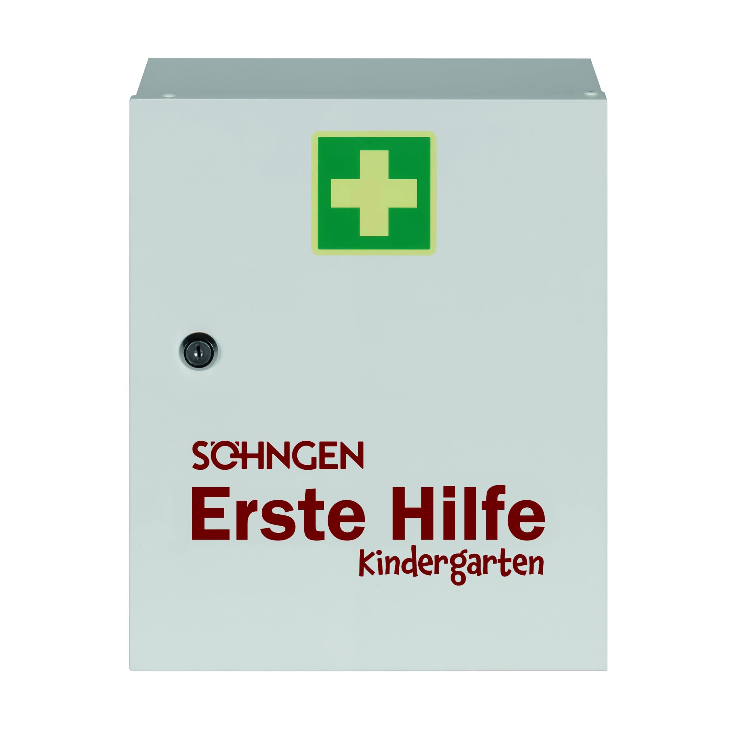 Söhngen Erste-Hilfe-Verbandschrank KINDERGARTEN (Erste-Hilfe-Set mit Verbandsmaterial für Kinder bis 6 Jahren) 0550002