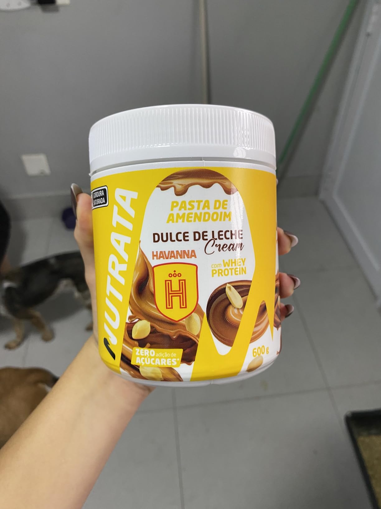 Nutrata Pasta de Amendoim Sabor Dulce de Leche Havanna CREAM 600g
