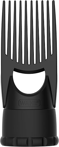 WAHL OnePik Pik Attachment, Boquilla para secadores de pelo afro, peine de púas,