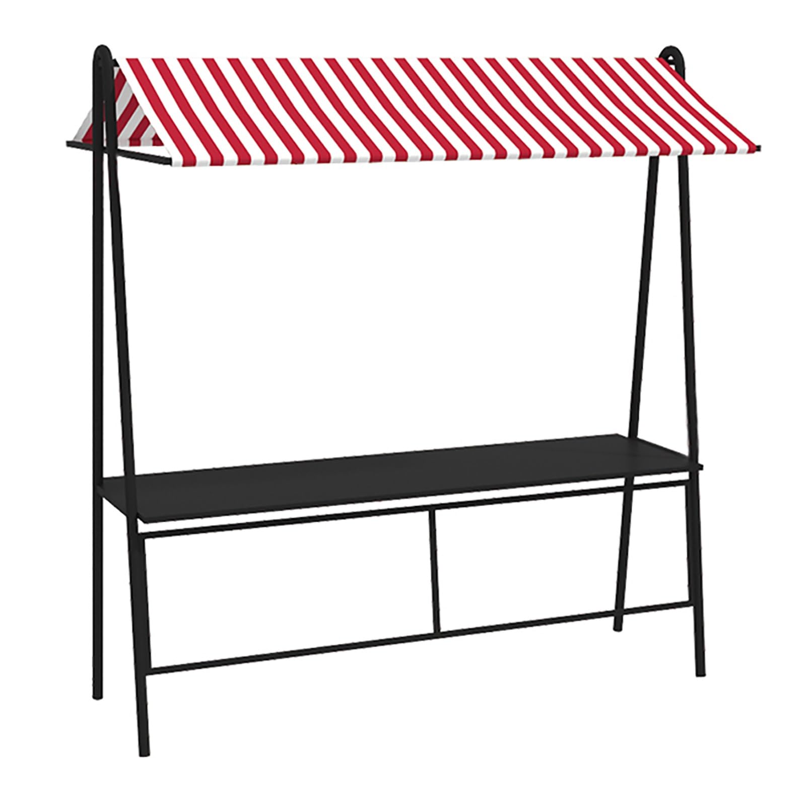 Tragbarer Outdoor-Marktwagen – Lebensmittelständer für Hot Dogs Blumen Handwerk – Nachtmarkt-Ausstellungsstand, Bauernmarktstand, einfache Einrichtung, leicht und