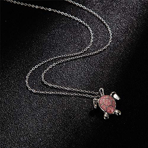 kelistom Sea Turtle Pendant Necklace for Women Men Silver Plated Link Chain Animal Jewlery3