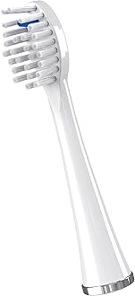 Waterpik Genuine Full Size Replacement Brush Heads With Covers for Sonic-Fusion Flossing Toothbrush SFFB-2EW, 2 Count White