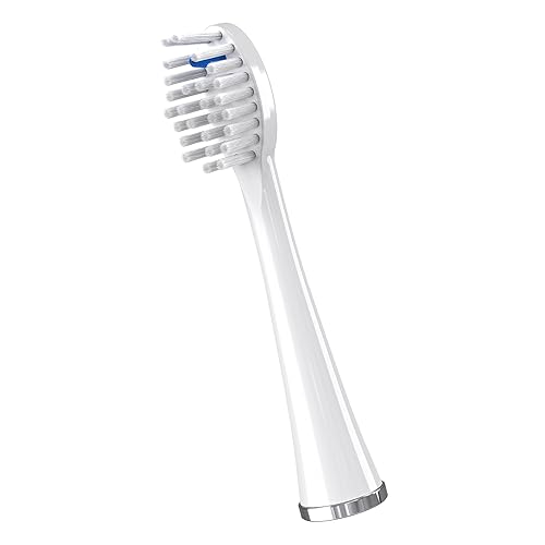 Miniatura 2 de Waterpik Cabezales de cepillo de repuesto de tamaño completo con fundas para cepillo de dientes Sonic-Fusion SFFB-2EW 2 unidades color blanco