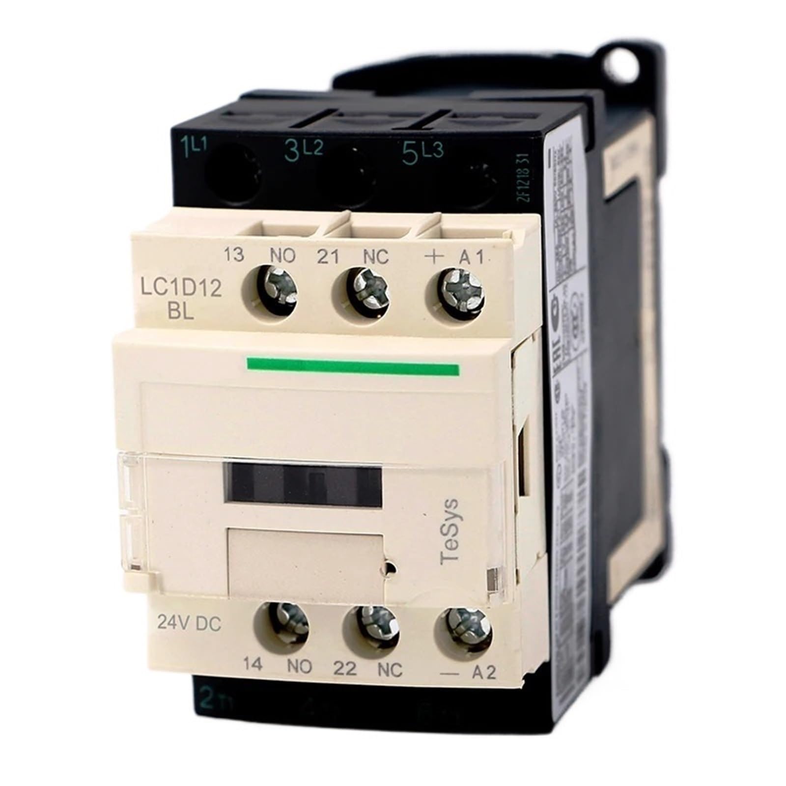 Contacteur LC1-D12BL 12A évite la surchauffe des circuits 24V DC