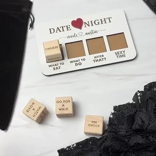 Miniatura 6 de 1 juego de dados divertidos para la noche de citas, divertidos dados reutilizables para parejas, día de San Valentín, aniversarios, regalo de