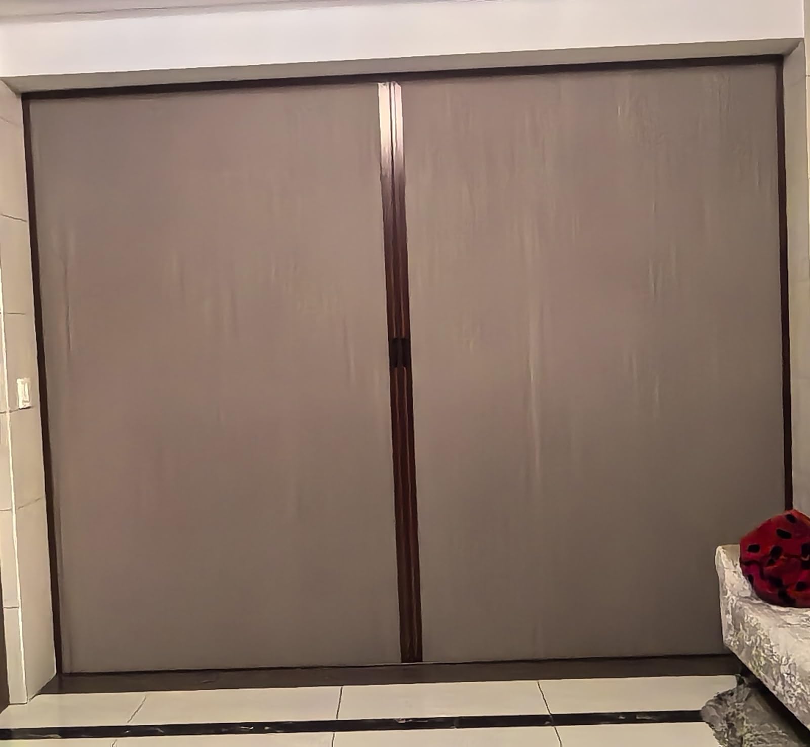 Porta pieghevole a nido d'ape, design push-pull ultra alto per risparmiare spazio, ideale per uffici, salotti, lavanderie e corridoi