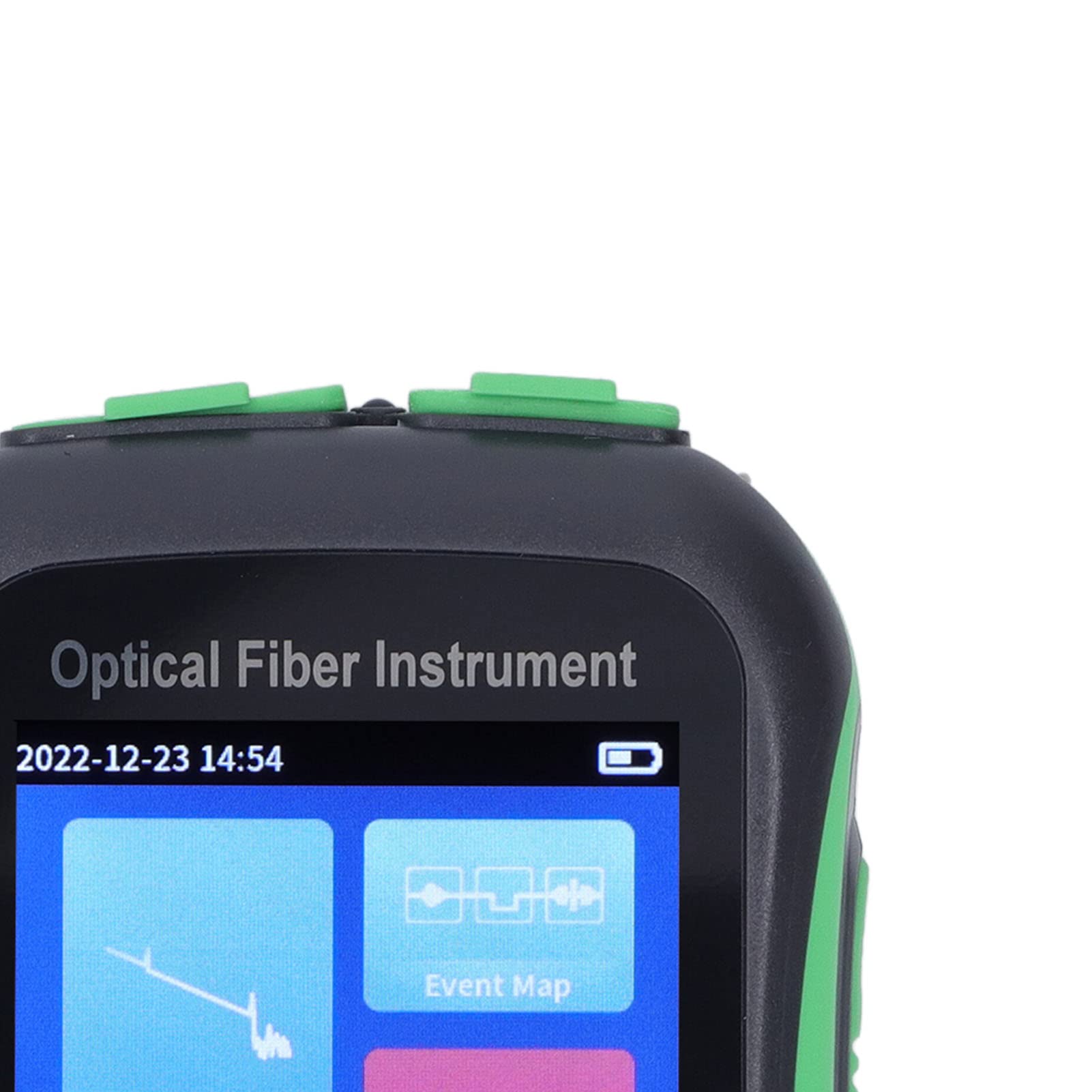 Tester Ottico in Fibra Pro - Misuratore di Potenza Ottica in Fibra 1550nm 10mw 80km 20dB, Misuratore di Potenza Ottica OTDR Visual Fault Locator con Touch Screen a Colori