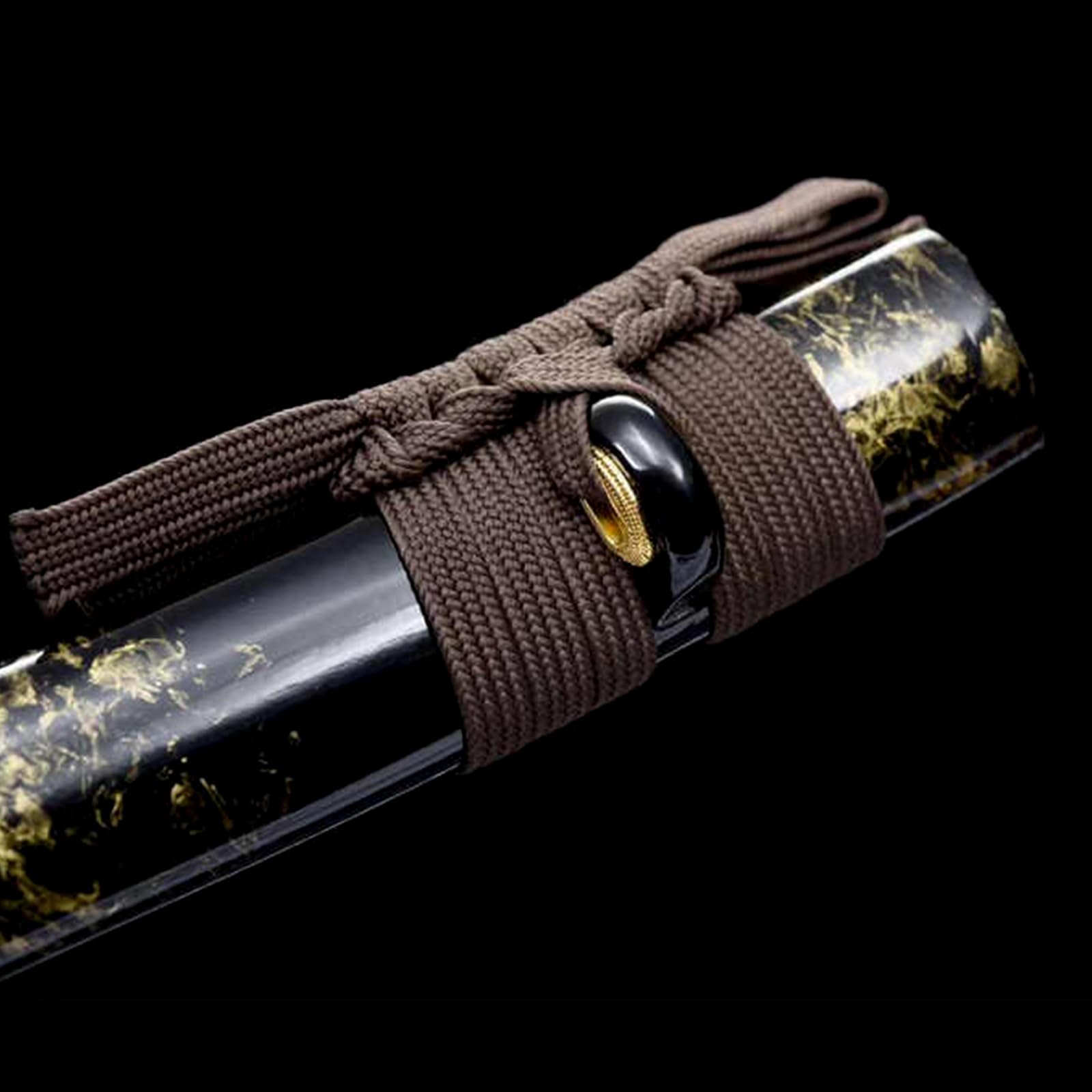 Espadas samurái Cortas de Madera de 55 cm,Bokken Artesanal,Katana de Palisandro Natural para Regalos,exhibiciones,Cosplay,Accesorios y Colecciones.