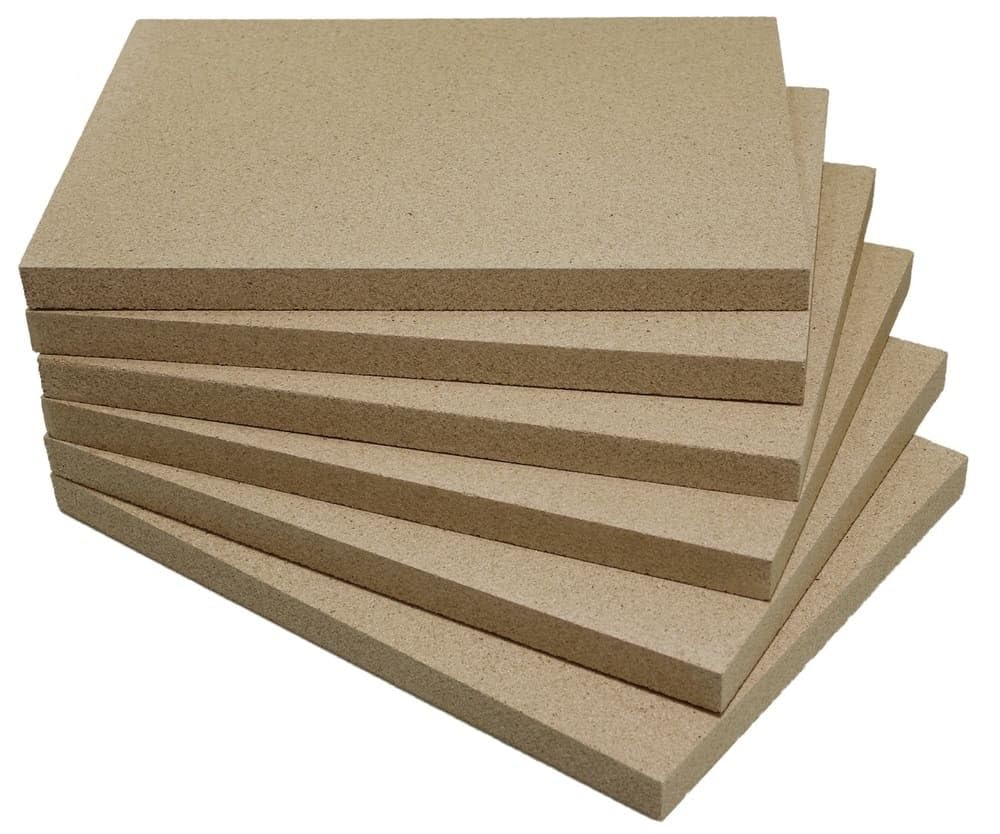 Plaque en vermiculite SENDEO 25 mm d'épaisseur - 500 x 300 mm (7 pièces)