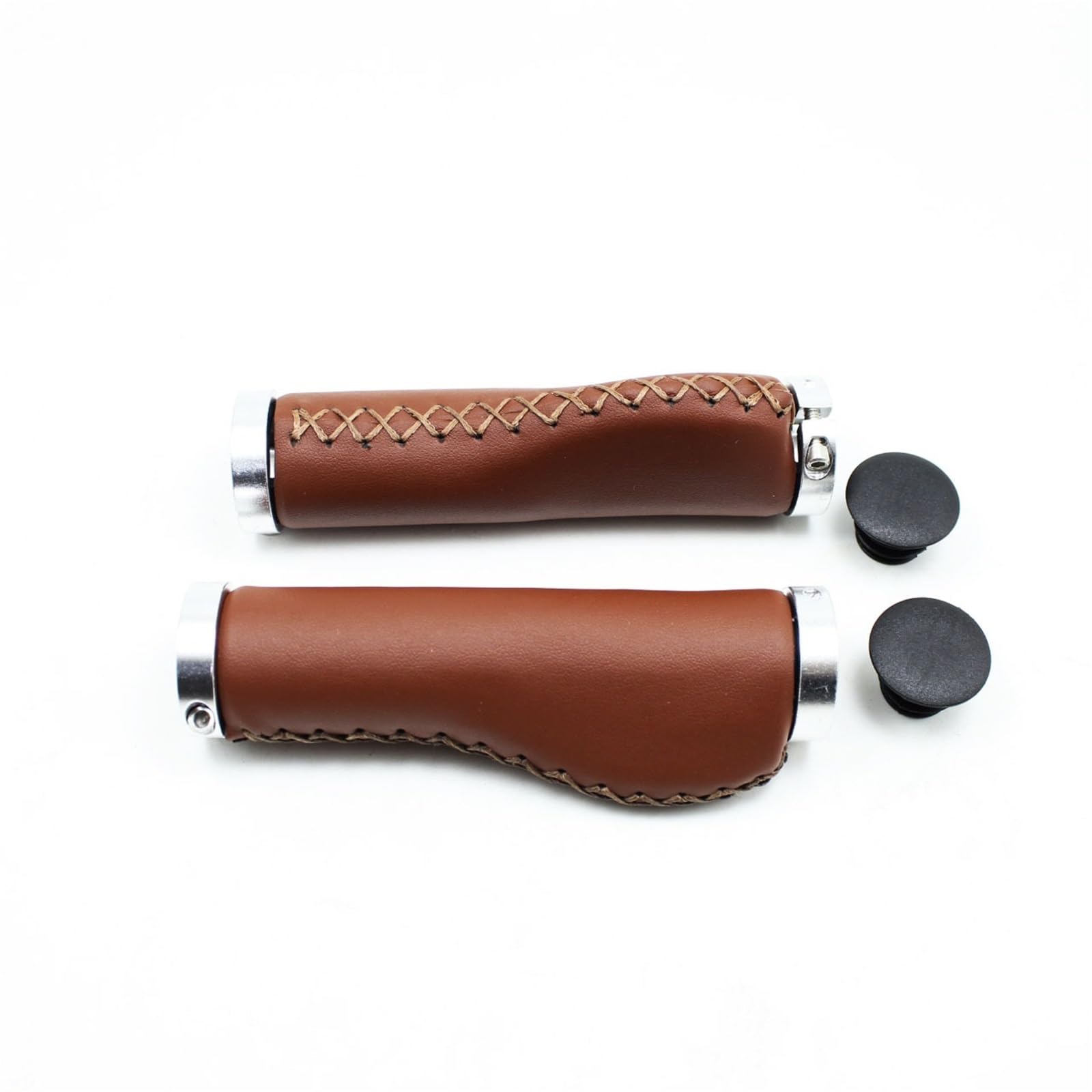 Fahrrad Griffe,Fahrradgriffe PU Fahrradgriffe Bequeme Vintage-Durable Retro Fahrrad-Gebirgsfahrrad faltendes Fahrrad Griff-Handgriff Zubehör Fahrradteile
