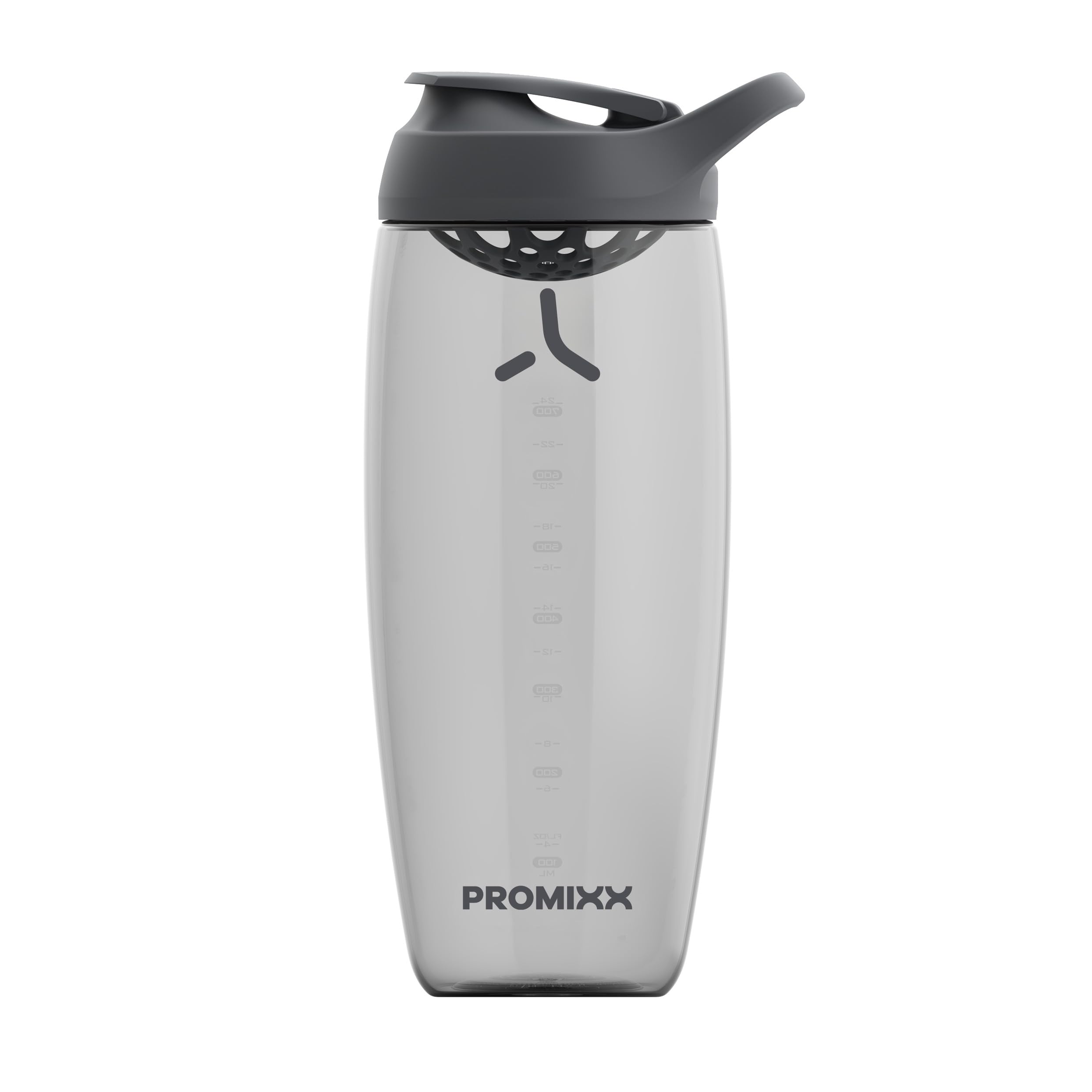 Promixx Pursuit Protein Shaker Bottle - Premium Shaker for Protein Shakes - Lifetime Durability, Leakproof, Odourless - 950ml / 32oz (Graphite Gray)