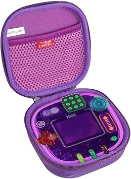 Hermitshell Hard EVA Travel Case for Leapfrog Rockit Twist Handheld Learning Game System Purple