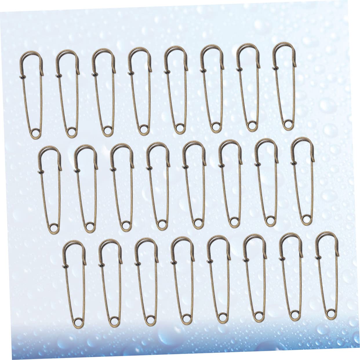 WANDIC 11 Stück Vintage Sicherheitsnadeln - Große Metall Nadeln Für Kleidung & DIY