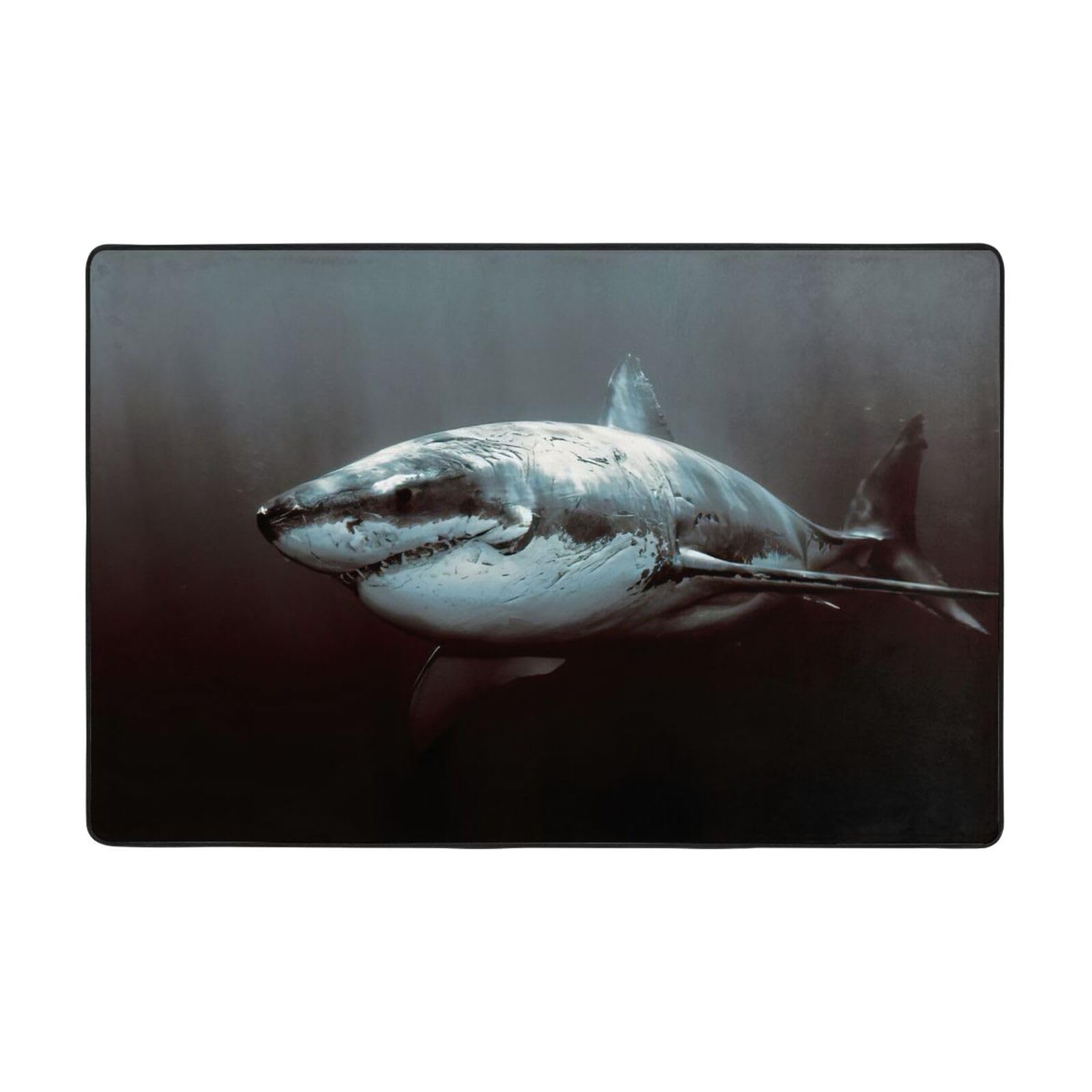 Tapis de salon requin blanc EdWal doux chambre cuisine salle de bain