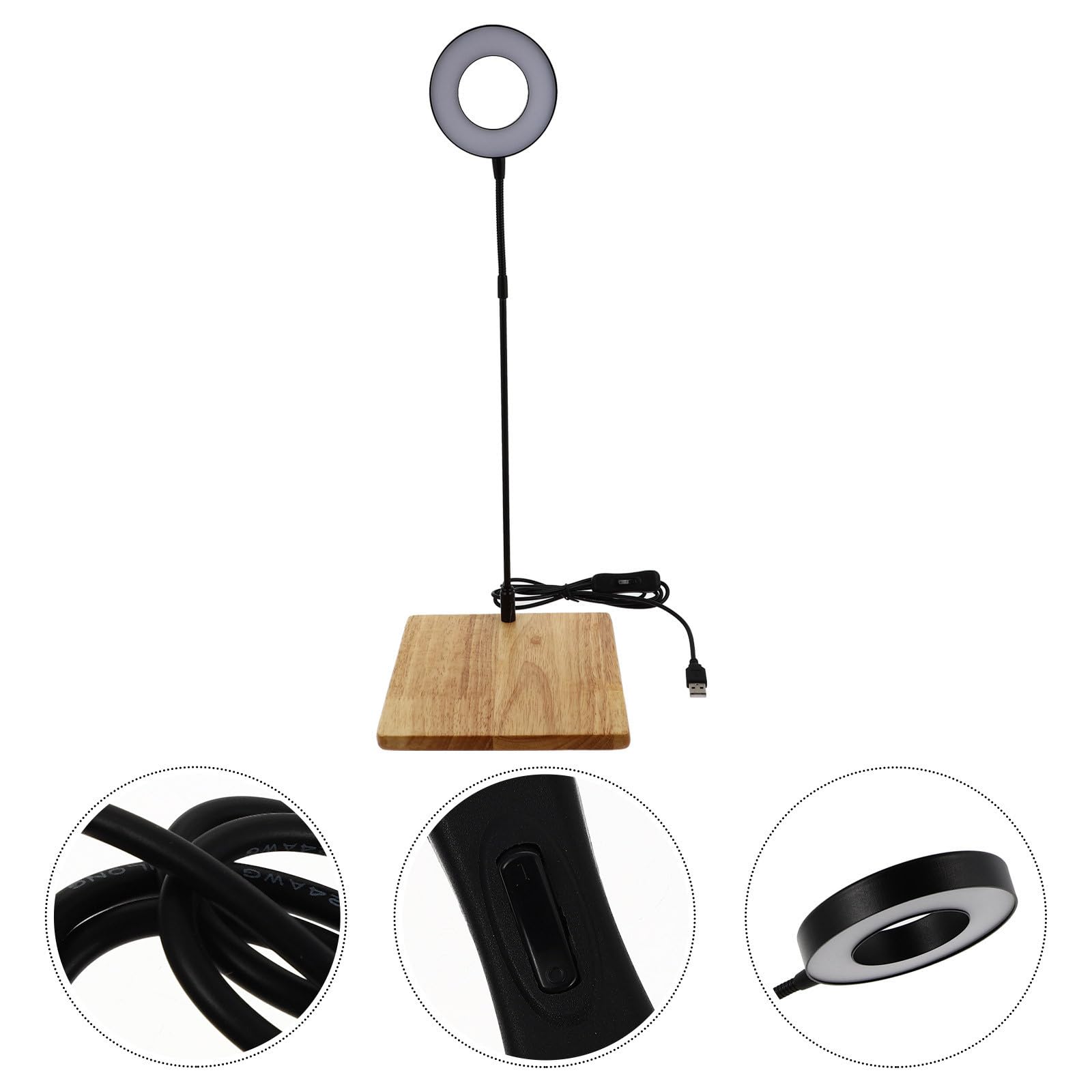 Luz LED para Acuario Efecto de Iluminación Profesional y Fácil Instalación, Lámpara Segura para Plantas Acuáticas en Peceras de Madera y Aleación de Aluminio para Uso Hogar