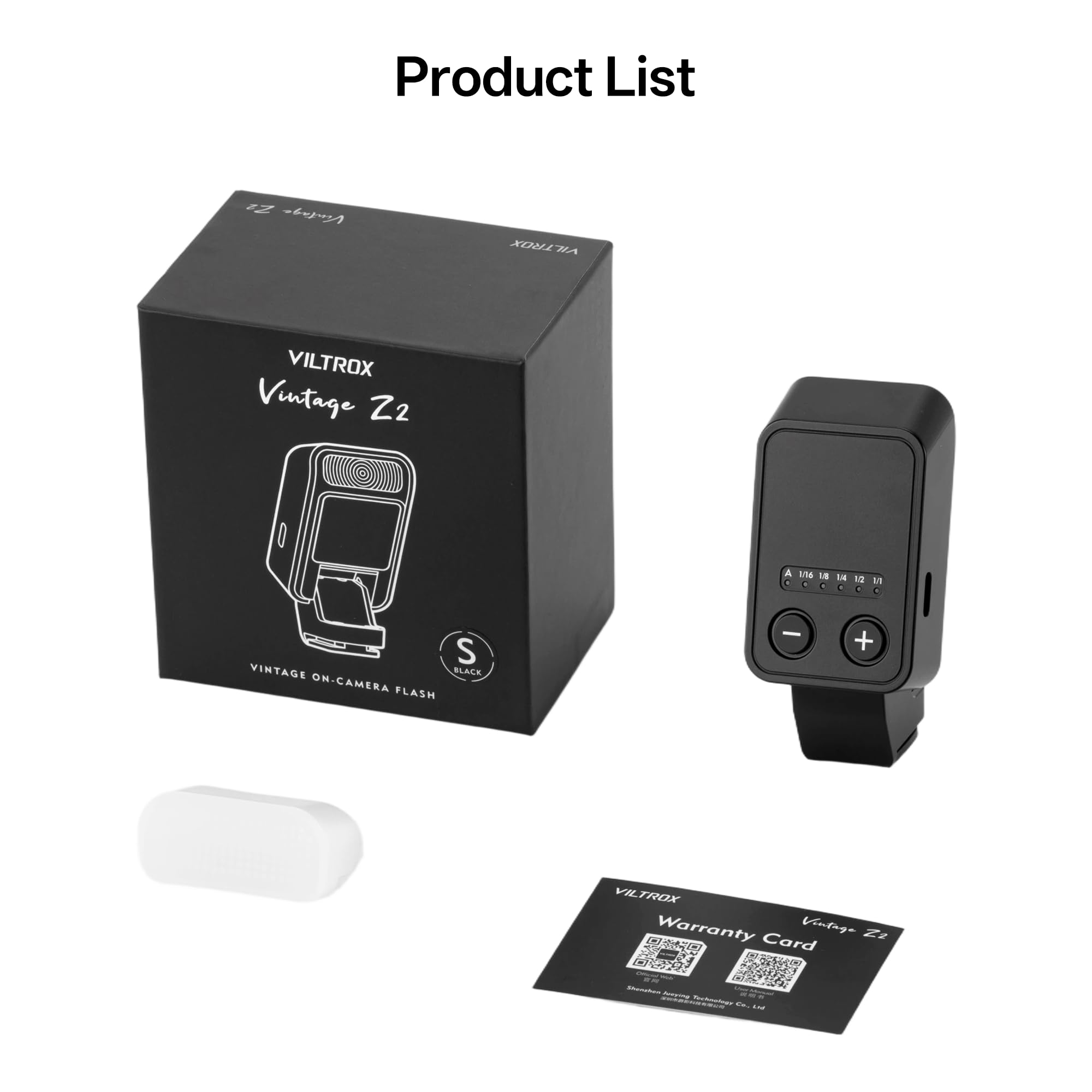 VILTROX Vintage Z2-F Mini Flash Speedlite 6500K GN6, potente TTL-On Camera Flash Flash con 5 livelli di potenza, 700 piena potenza, flash per fotocamera riciclata 2 s compatibile con fotocamere Fuji