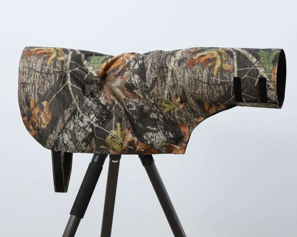 ROLANPRO L Size Rain Cover Raincoat for Telephoto, 90cm Length for 400mm f/2.8、 500mm f/4、600mm f/4、800mm f/5.6 Lens-Dark Brown Waterproof