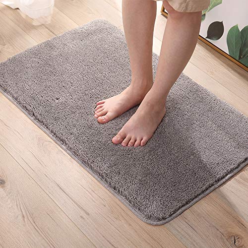 YooHome Alfombra De Baño,Alfombrilla De Baño Antideslizante Multifuncional,alfombras de Ducha de Chenilla Suave Absorbente de Agua