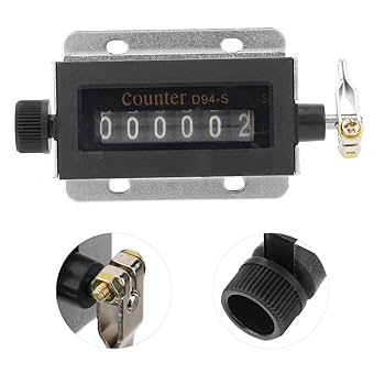 Amazon.com: 6 Digit Mechanical Counter,D94-S 0-999999