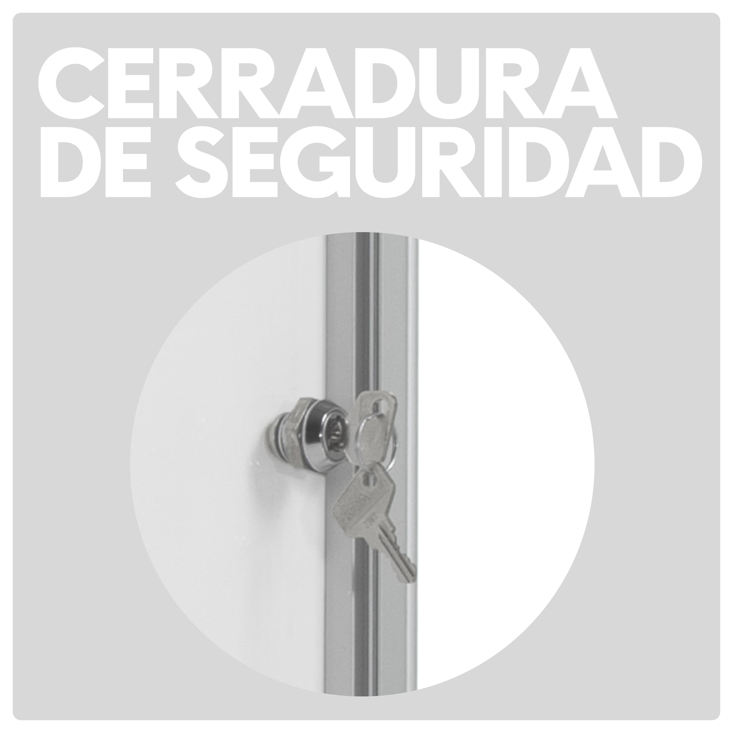 Tablon de Anuncios con Llave 50x70cm | Capacidad para 4 hojas A4 | Tablón Anuncios Exterior o Interior | Aluminio y Policarbonato Resistente | Fondo Metálico Apta para Imánes