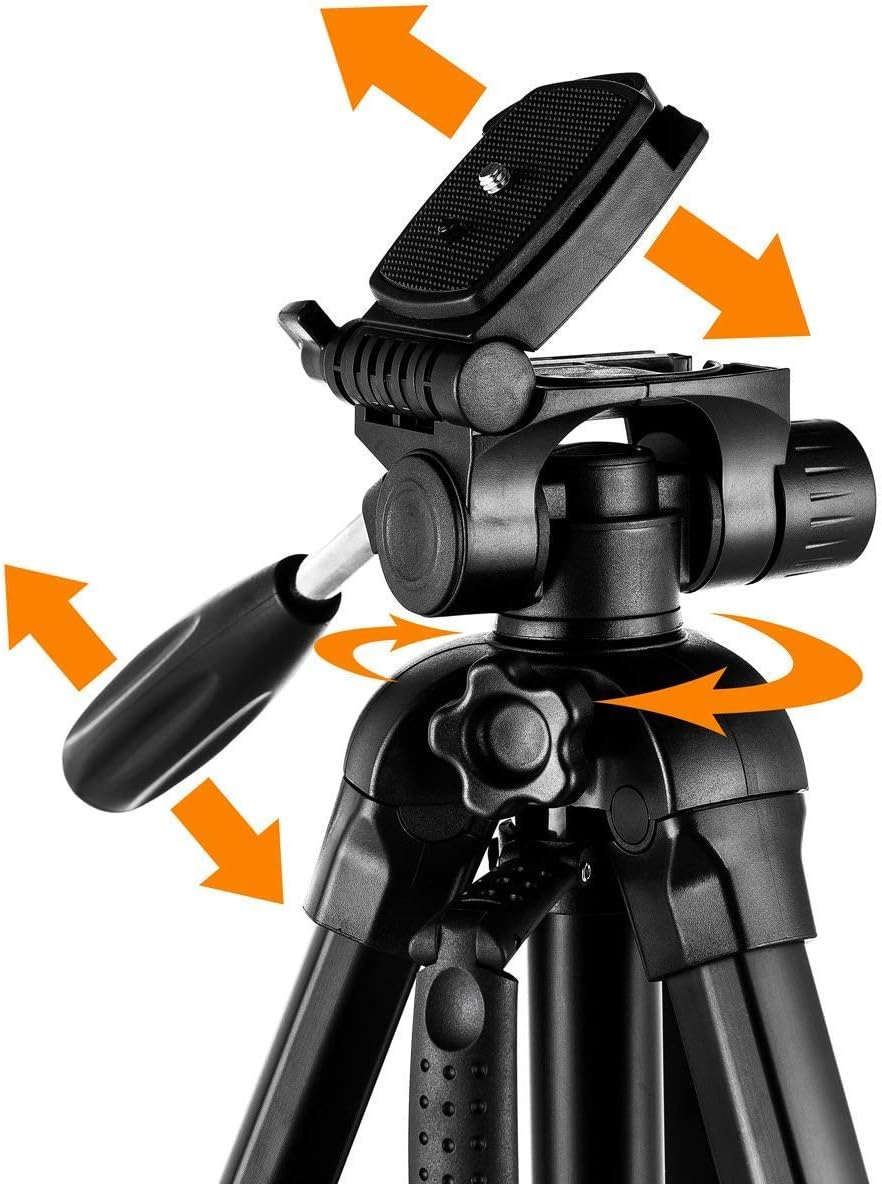 InnerTeck Tripod - 70 Inches Professional Camera Tripod Monopod with Carry Bag for SLR DSLR Canon Nikon Sony DV Video - Travel Portable Tripod