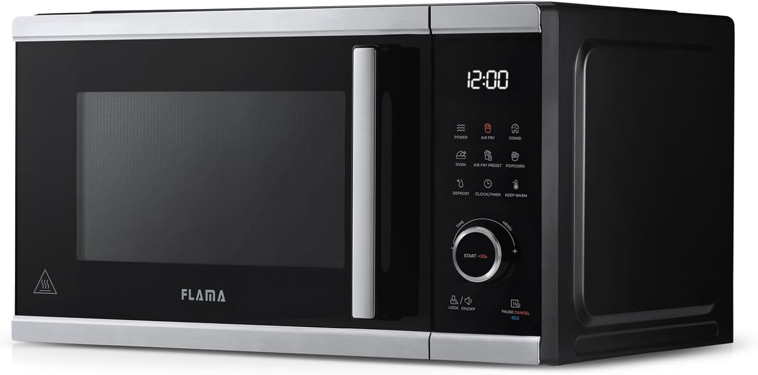 FLAMA 1892FL Microwave Air Fryer Oven, front view
