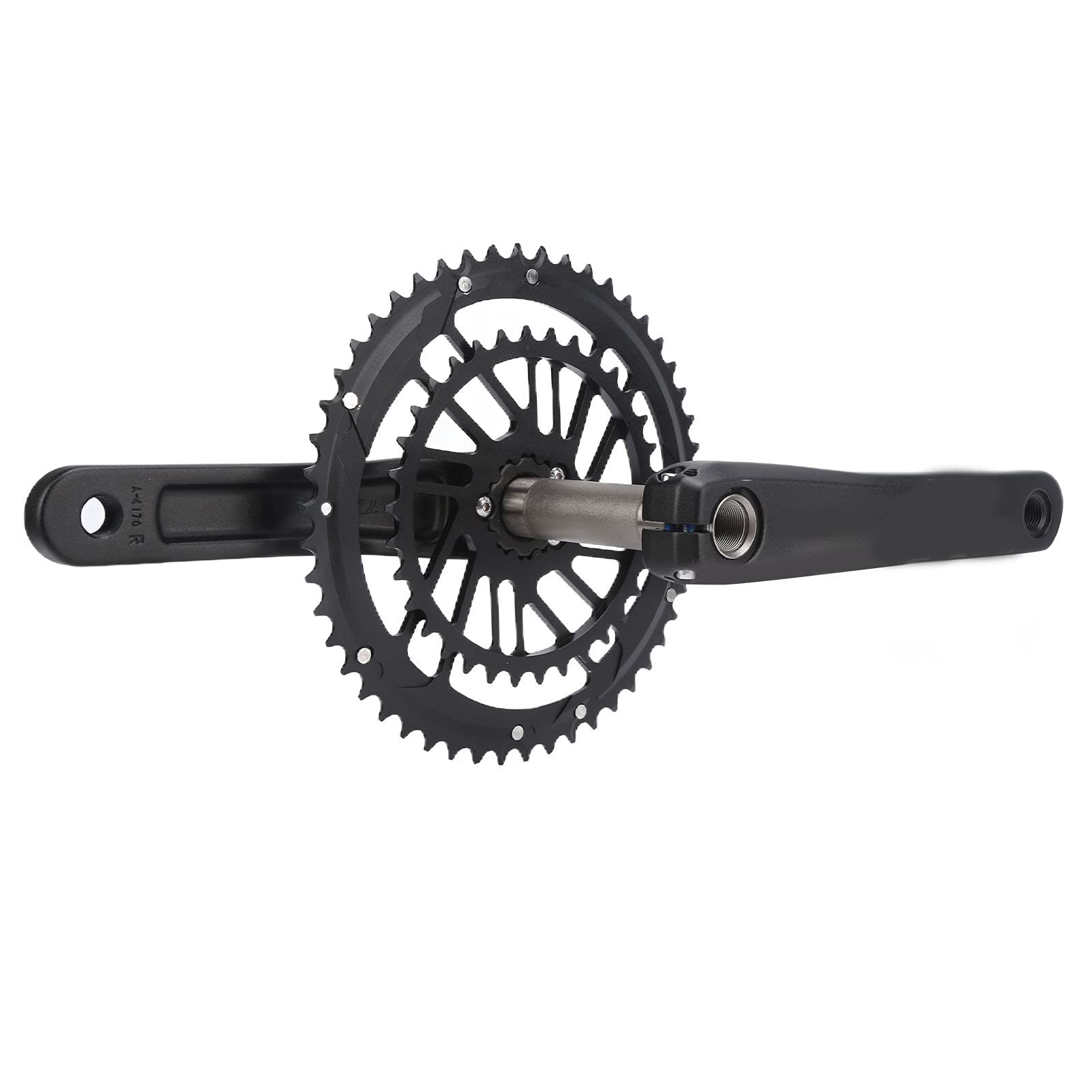 Zębatka Mechanizm korbowy Zintegrowana osłona tarczy rowerowej Płynna praca roweru szosowego (50/34T (łącznie z suportem))