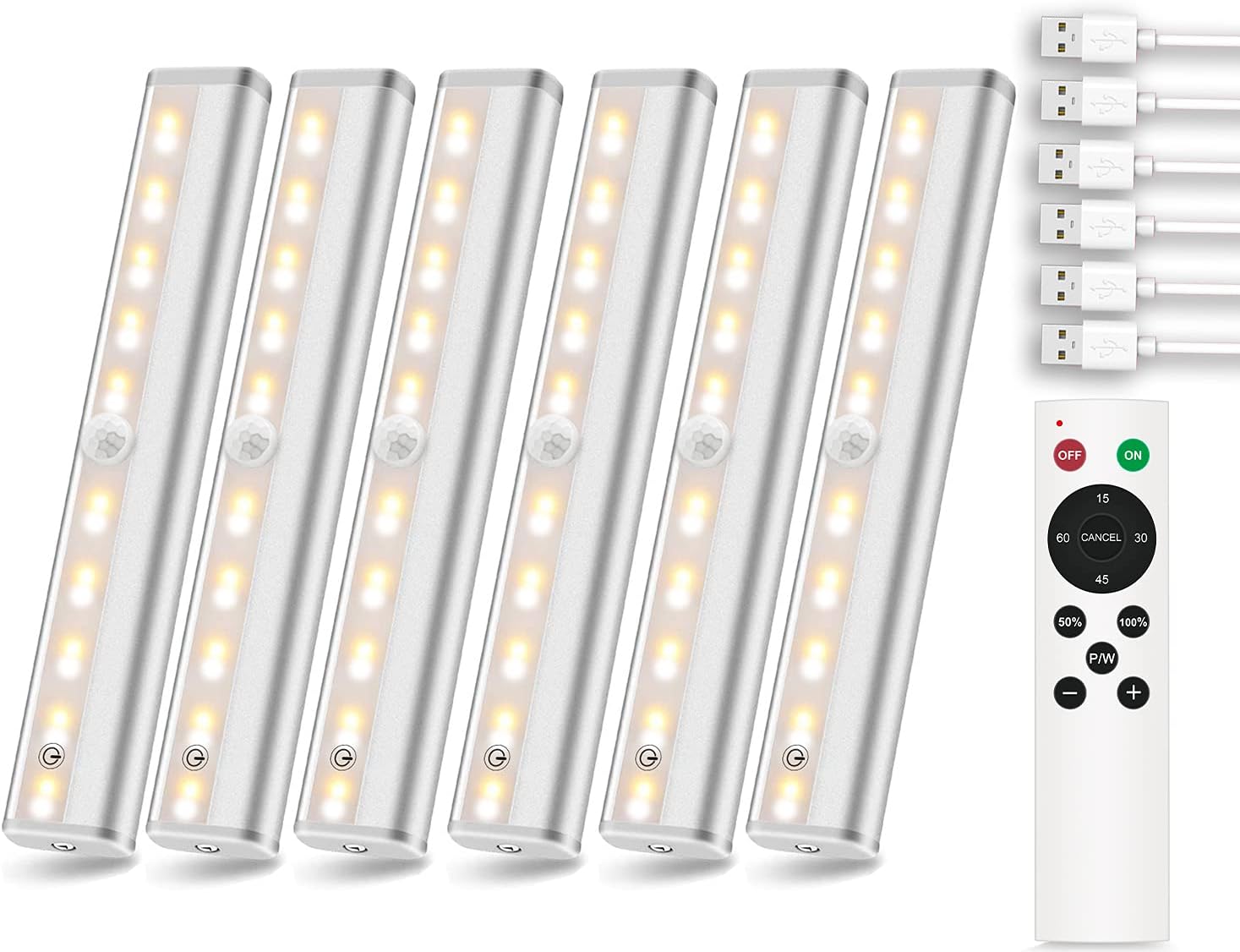 Super Brands Anbock Under Cabinet Lighting Remote Control 6 Packs 20 LEDs Rechargeable Touch Lights with Timer Dimmer 3 Colors Wireless Install Easily, Perfect for Stairs Kitchen Kids Room Under Counter Closets Best Cyber Deals 🔥 Anbock Under Cabinet Lighting Remote Control 6 Packs 20 LEDs Rechargeable Touch Lights with Timer Dimmer 3 Colors Wireless Install Easily, Perfect for Stairs Kitchen Kids Room Under Counter Closets