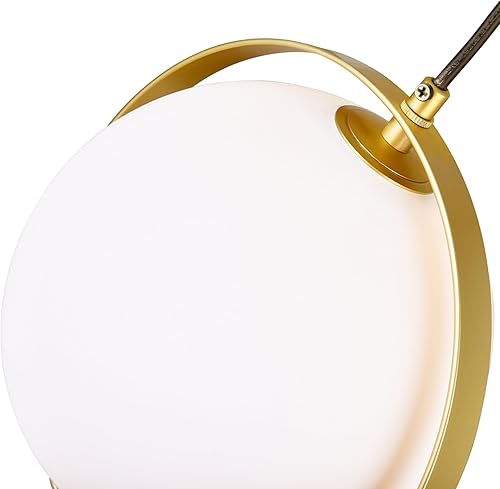 Miniatura 4 de CWI Lighting Da Vinci - Mini colgante (1 lámpara) con acabado de latón Fom